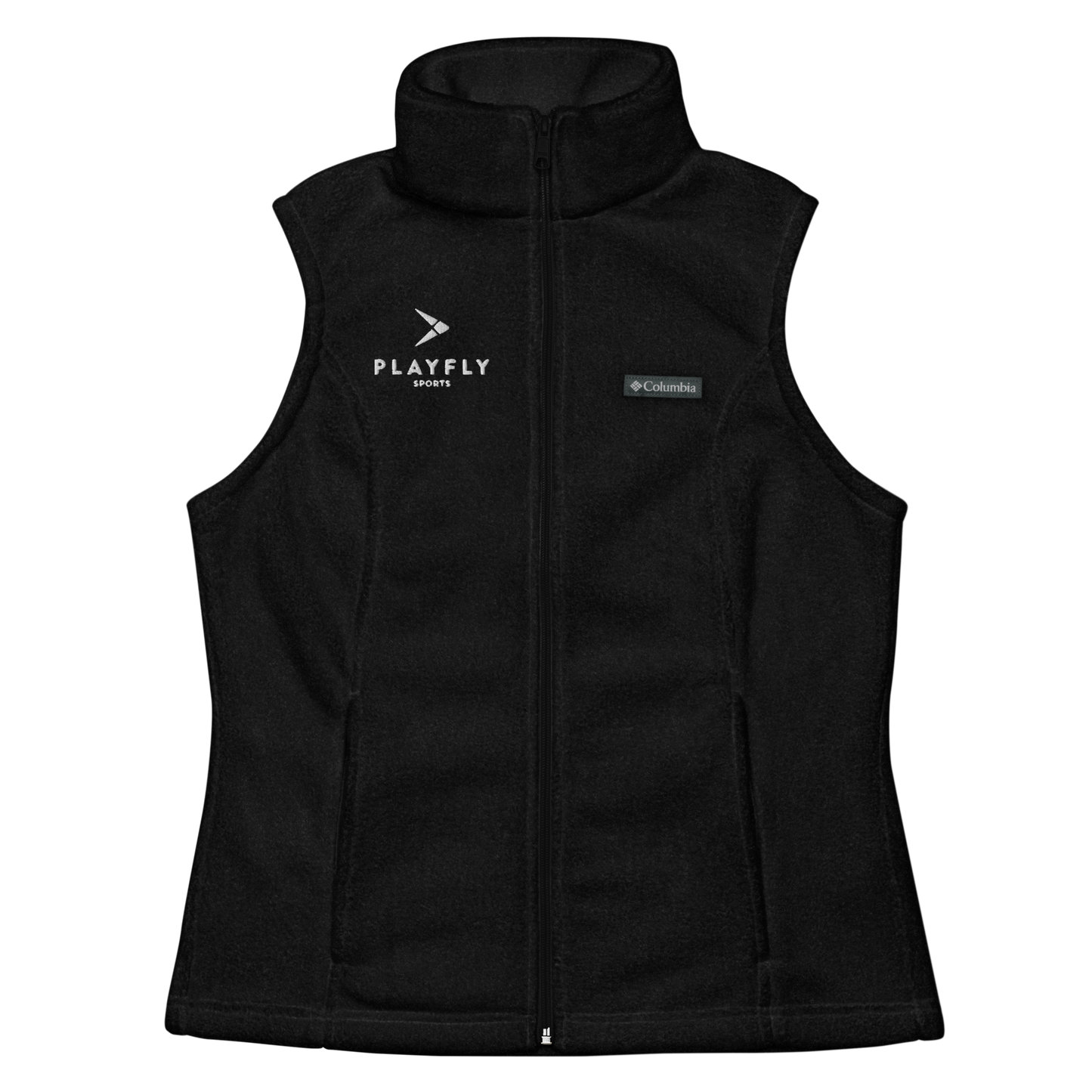 Playfly White - Women’s Columbia fleece vest